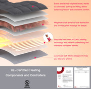 Weighted XXL Heating Pad 17" × 33"